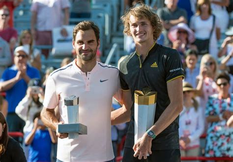 Still only 20, Alexander Zverev defeats his idol Roger Federer in 